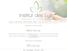 Tablet Screenshot of massage-annecy.com